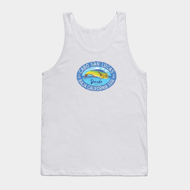 Cabo San Lucas, Baja California Sur, Leaping Dorado Tank Top by jcombs